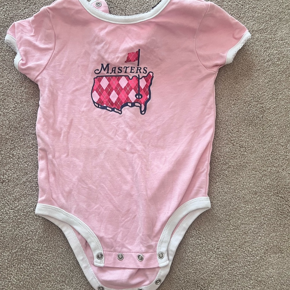 Pink Masters Baby Onesie
